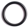 A close-up of the Sparex O Ring 2.5 x 18mm 70 Shore (Sparex Part No.S.34493), made from black Nitrile Rubber, on a white background, showcasing its Shore Hardness of 70 and Temperature Range of -40°C to +135°C.