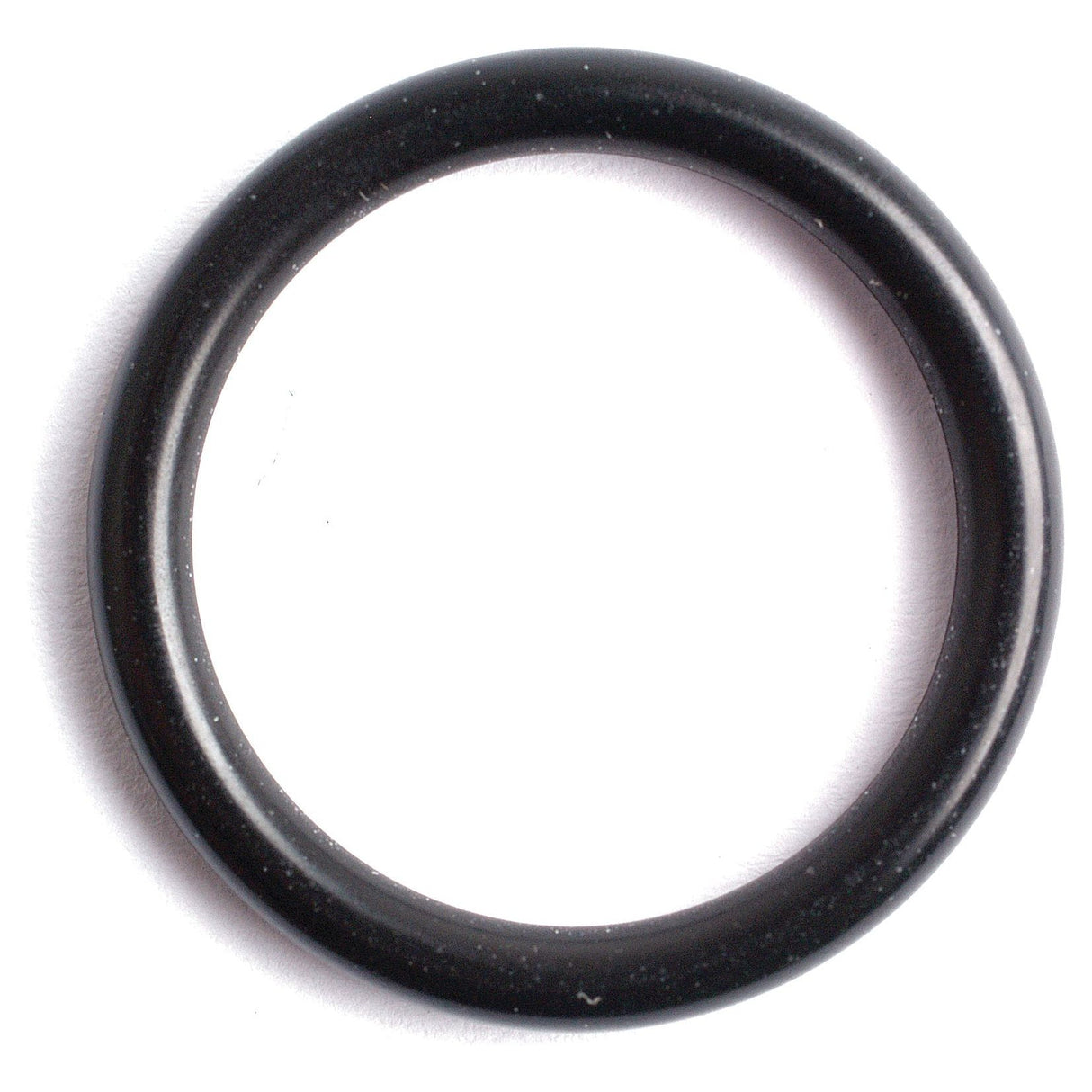 A close-up of the Sparex O Ring 2.5 x 18mm 70 Shore (Sparex Part No.S.34493), made from black Nitrile Rubber, on a white background, showcasing its Shore Hardness of 70 and Temperature Range of -40°C to +135°C.