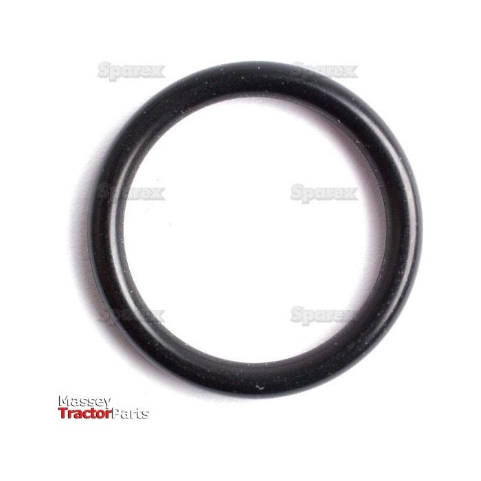 A black nitrile rubber O-ring, labeled with the text "Sparex" repeated in the background and "Massey Tractor Parts" in the bottom left corner. Product Name: O Ring 2.5 x 18mm 70 Shore | Sparex Part No.S.34493. Temperature Range: -40°C to +135°C; Shore Hardness: 70.