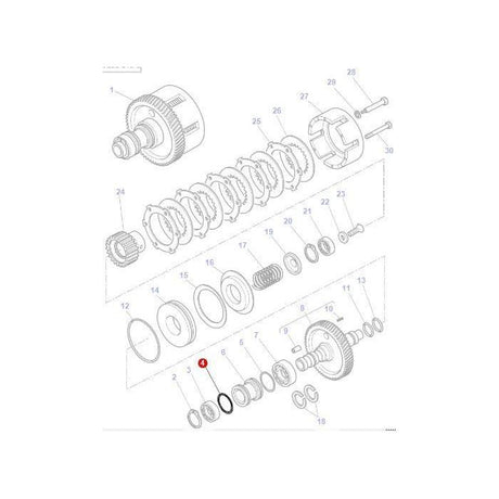 O Ring - 3007077X1 - Massey Tractor Parts