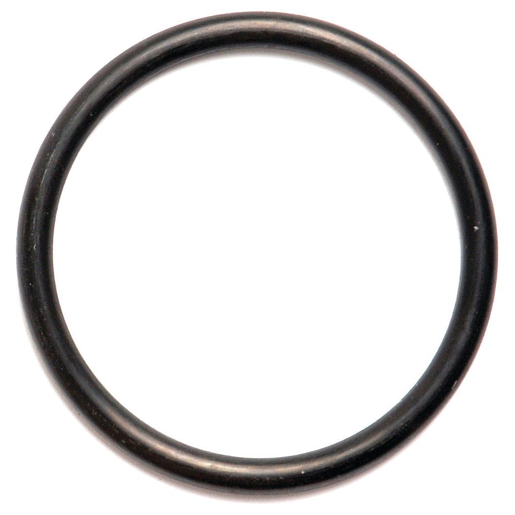 A close-up image of the O Ring - S.8978 from Sparex, made from durable Nitrile Rubber. This black O-ring forms a perfect circle and is typically used for sealing applications, boasting a 70° Shore Hardness. The background is plain white.