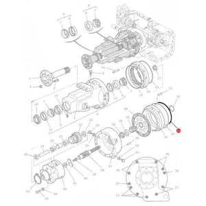 O Ring Brake Piston - 3617901M2 - Massey Tractor Parts