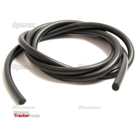 Coiled Sparex O Ring Cord 5.7mm x 1m (Sparex Part No.S.11422) in black rubber on a white background.