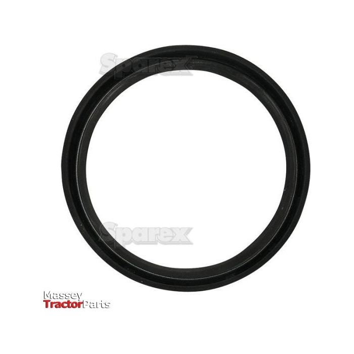 A circular black oil seal, measuring 105 x 125 x 12mm with the "Sparex" and "Massey Tractor Parts" logos in the background, perfect for Allis Chalmers enthusiasts. Product Name: Oil Seal | Sparex Part No.S.62302.