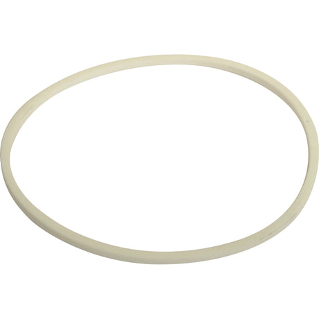 A circular, thin, beige rubber band lies flat against a white background, resembling the Sparex Oil Seal (Part No. S.57407) with dimensions 115 x 123.5 x 3.1mm, commonly used in Case IH / International Harvester machinery.