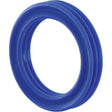 The Sparex Oil Seal (Sparex Part No.S.58885) is a blue, circular rubber ring featuring three ridges around its outer edge, designed for use as an oil seal suitable for a 28mm shaft.