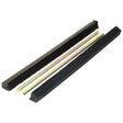 Two Sparex black foam strips, labeled as Part No.S.65175, frame three metallic rods featuring unique yellow-green tones, reminiscent of components found in a rear main bearing cap assembly for Ford New Holland or Case IH International Harvester vehicles.