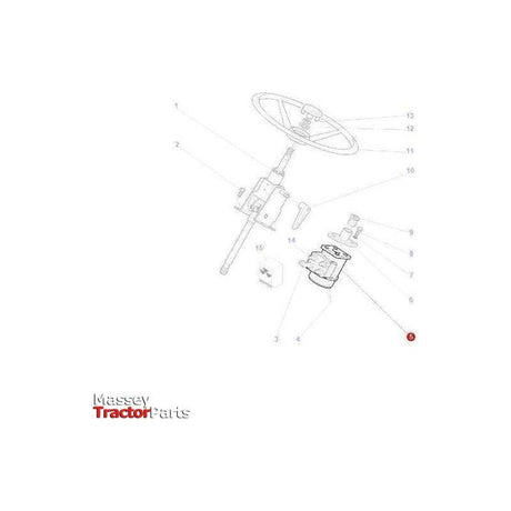 Massey Ferguson Orbital Unit - 6214357M91 | OEM | Massey Ferguson parts | Steering Pumps & Reservoirs-Massey Ferguson-Axles & Power Train,Farming Parts,Front Axle & Steering,Orbital Steering Units,Tractor Parts