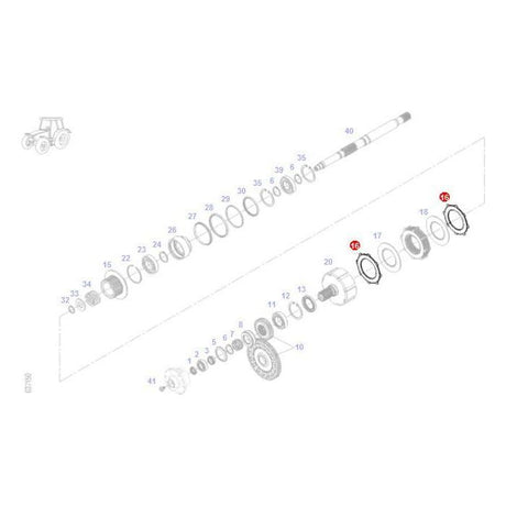 Outer Disc - 205100200500 - Massey Tractor Parts