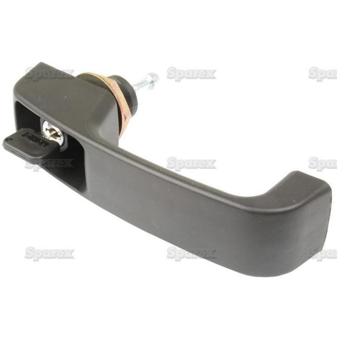 Displayed against a white background with the "Sparex" branding visible, this Outer Door Handle RH & LH (Sparex Part No.S.20913) features an integrated key lock. Compatible with Massey Ferguson models, it ensures both durability and a sleek design for your equipment.