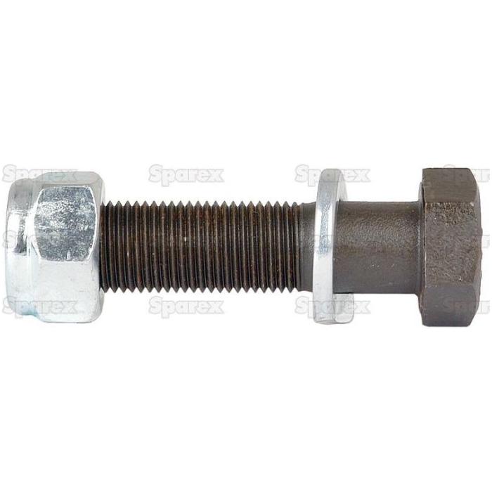 Oval Head Bolt Square Collar With Nut (TOCC) - M12 x 60mm, Tensile strength 8.8 (10 pcs. Agripak)
 - S.21487 - Farming Parts