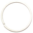 A Sparex PTFE Back-up Washer BS338/1ES, identified by Sparex Part No. S.12284, is a white circular ring with a small gap on one side, reminiscent of components found in Ford New Holland's hydraulic piston systems.