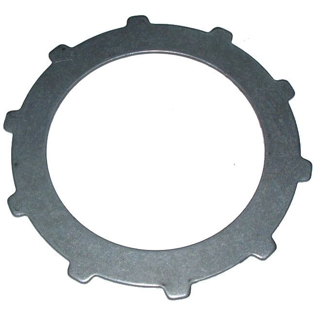 The PTO Clutch Plate, Sparex Part No. S.72260, is a circular metal piece with evenly spaced notches around its perimeter, designed to fit perfectly into John Deere machinery.