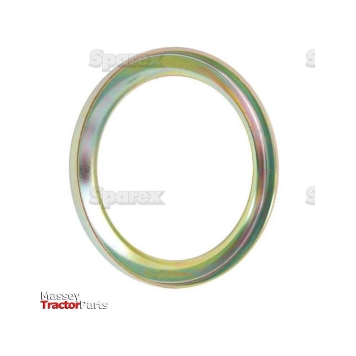 A circular metal ring labeled "PTO Shield | Sparex Part No.S.41991" with "Massey Ferguson Tractor Parts" text partially visible at the bottom left.