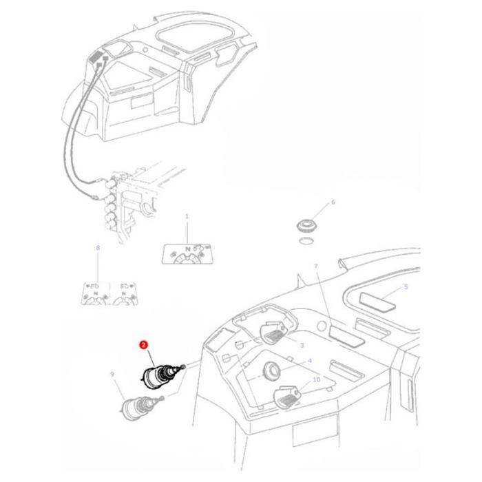 PTO Switch - 3619445M2 - Massey Tractor Parts