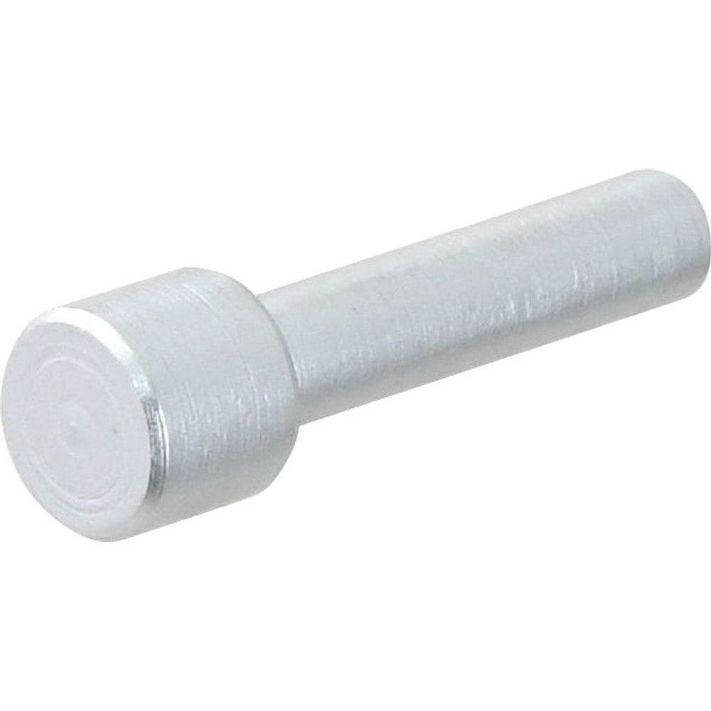 The Sparex PTO Yoke Pin (Sparex Part No. S.5736) features an 8mm cylindrical metal pin with a flat, larger diameter head at one end and a smooth surface, making it ideal for use as an 8mm PTO Yoke Pin.