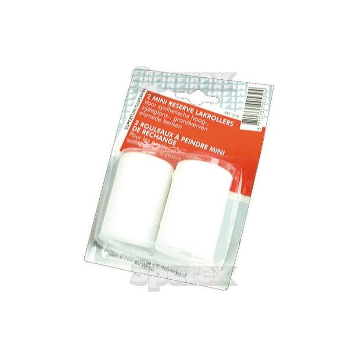 A package containing two Sparex Paint Rollers with a flat end measuring 50mm x 2mm. The packaging features a red and white label with text in multiple languages. The product is identified by Sparex Part No.S.56307.