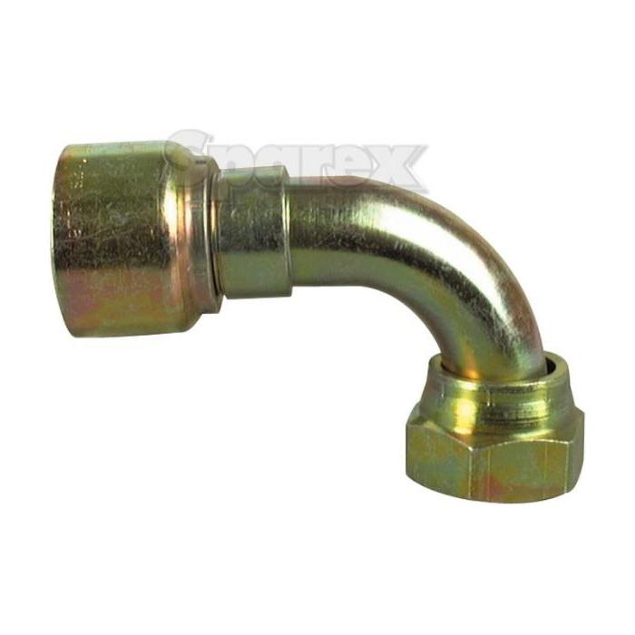 Parker JIC 37° Hose Insert 3/8'' x 3/4'' x 16'' Female 90° Swept Swivel (Short) - S.3231206 - Farming Parts