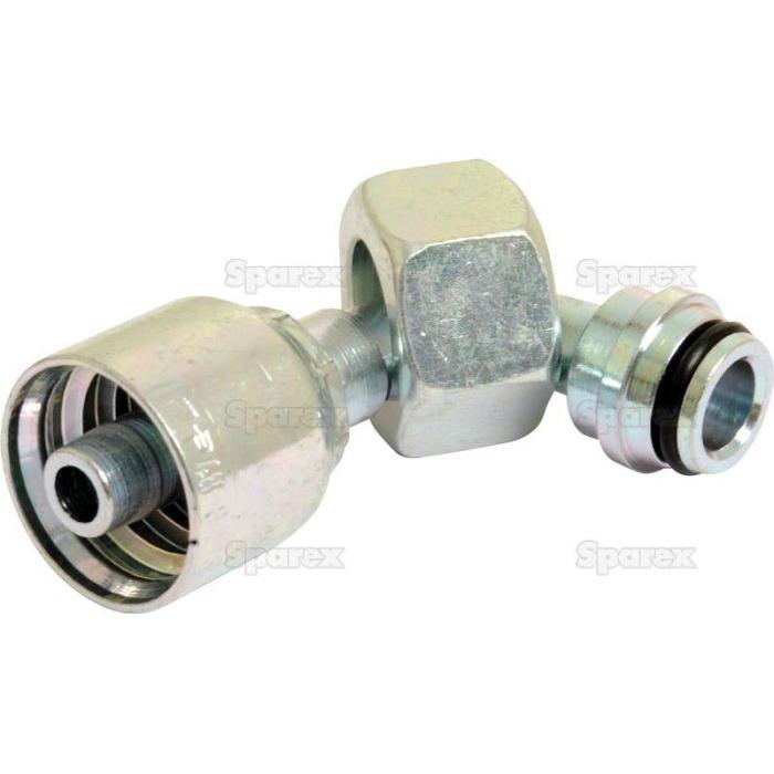Parker Metric  Hose Insert 3/8'' x M22 x 1.50  Female 90° Swept Swivel Light Series - S.3332206 - Farming Parts