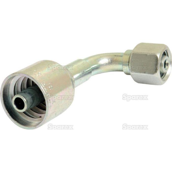 Parker Metric  Hose Insert 5/16'' x M14 x 1.50  Female 90° Swept Swivel Light Series - S.3331405 - Farming Parts