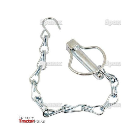 Pear Linch Pin, Chain & Hook Assembly, Pin⌀11mm
 - S.20 - Farming Parts