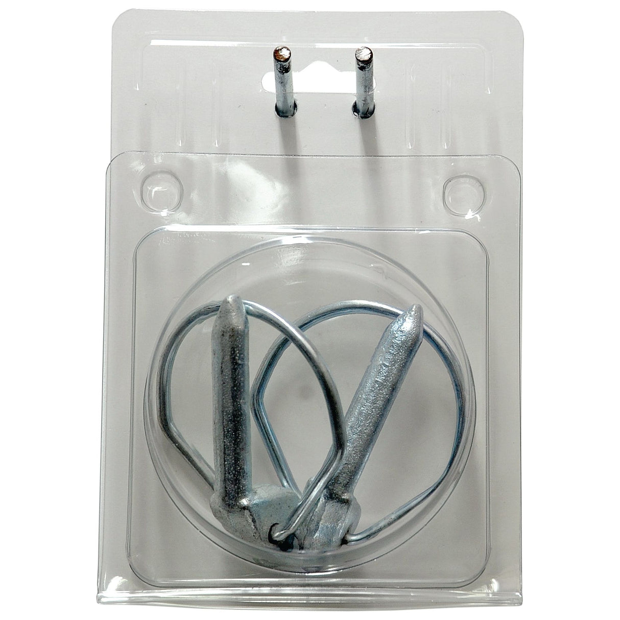 A package containing two Pear Linch Pins, Pin Ø12mm x 52mm, neatly enclosed in clear plastic packaging with a white backing, provided by Sparex (Sparex Part No. S.23013).