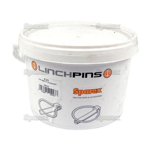 Pear Linch Pin, Pin⌀6mm x 44.5mm (150 pcs. Small Bucket)
 - S.23 - Farming Parts
