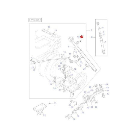 Pin - 377028X1 - Massey Tractor Parts