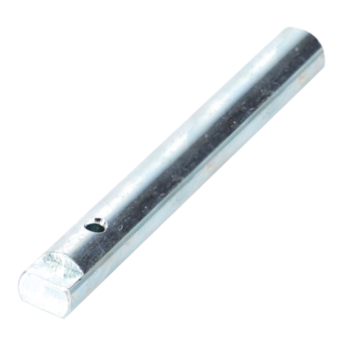 AGCO Massey Ferguson - Pin Door Hinge - 1427091M1, a metal cylindrical rod with a small hole near one end, placed against a white background.