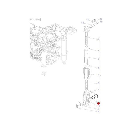 Pin Levelling Box - 3798045M2 - Massey Tractor Parts