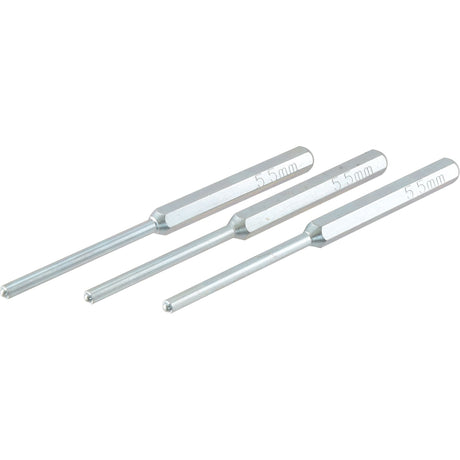 Pin Punch Set 5.5mm (pack of 3)
 - S.155526 - Farming Parts