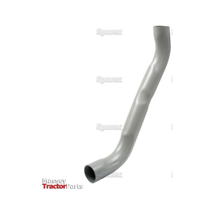 A curved "Pipe - Air Cleaner To Carb" (Sparex Part No. S.43776) for a tractor, with "Massey Tractor Parts" and "Sparex" logos faintly visible in the background, complements its rugged build. This essential part ensures robust performance for your Massey Ferguson tractor.