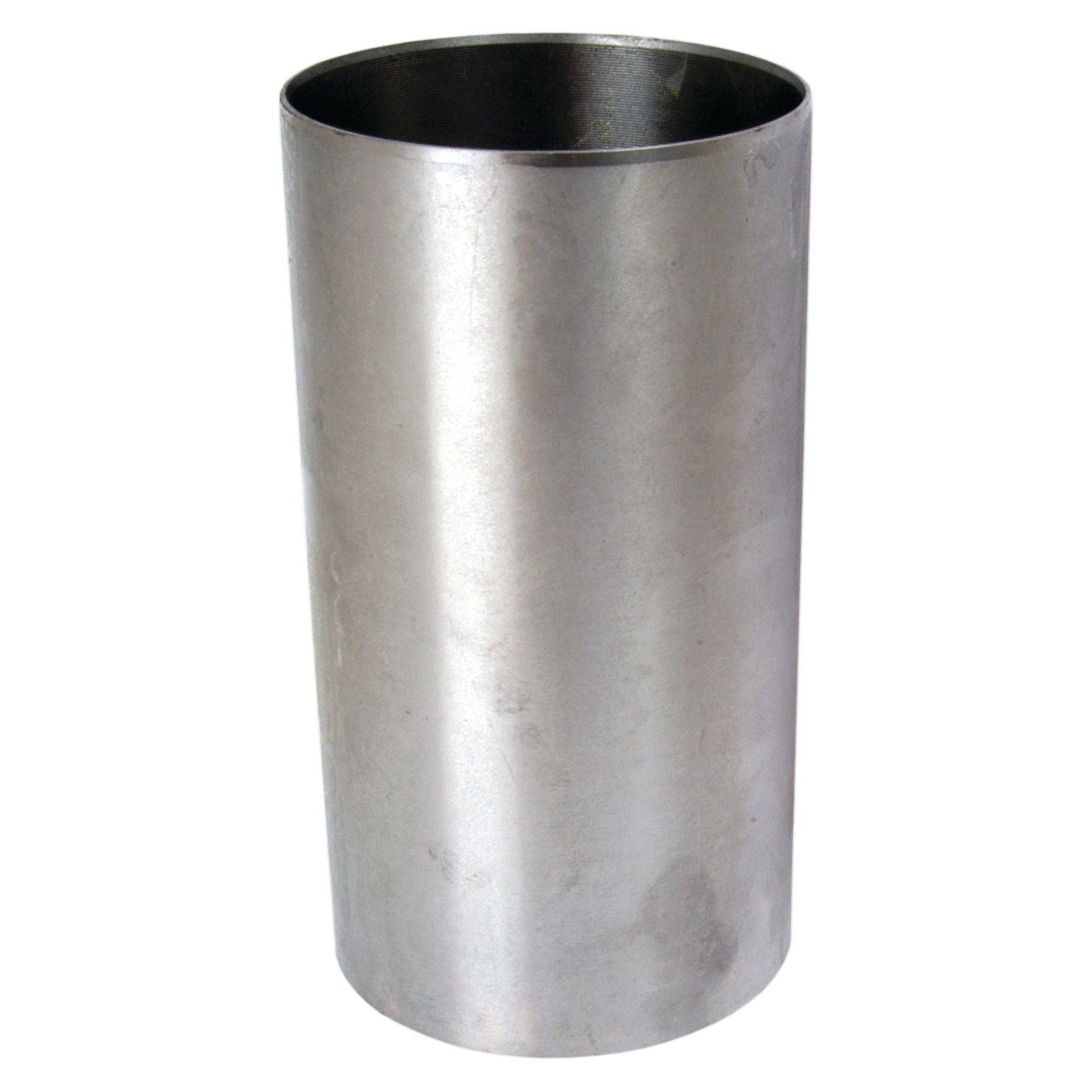 A cylindrical metal container with no visible markings or labels, shown in an upright position against a white background, resembles a Sparex Piston Liner (Semi Finished) | Sparex Part No.S.62035 ready for further processing.