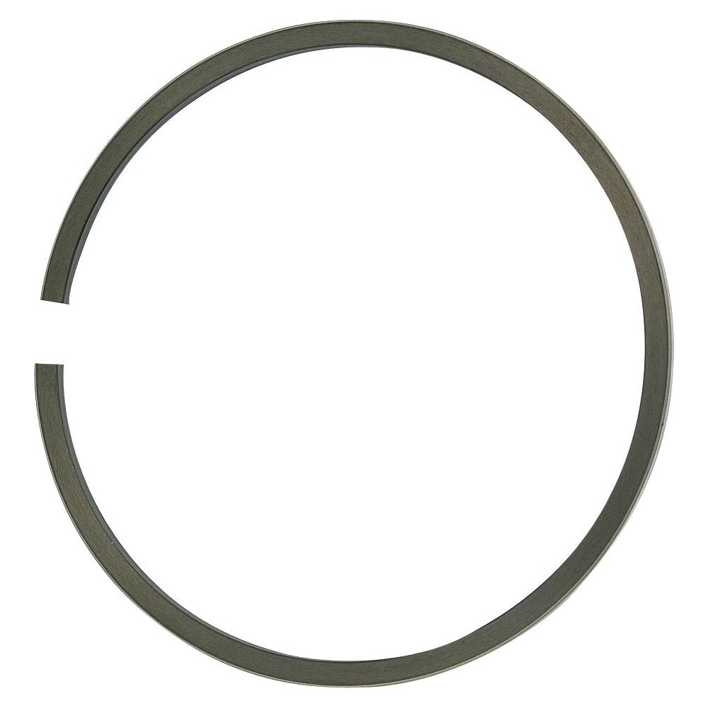 Image of the Sparex Piston Ring (Sparex Part No. S.43267), featuring a small open gap and a chrome-plated circular metal design.