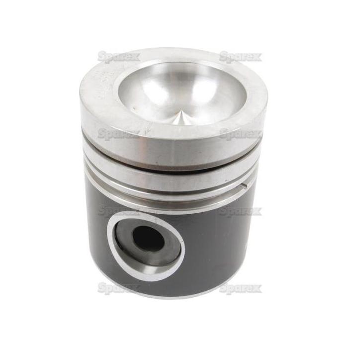 The image showcases a close-up of the Sparex Piston (Standard) – S.43217, featuring a metallic reflective surface and a hollow interior, expertly designed for an internal combustion engine. Its precise bore diameter guarantees optimal functionality.