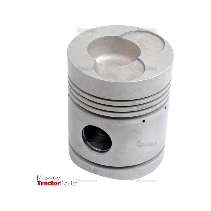 **Product Name:** Piston (Standard) - S.66719
This piston, branded "Sparex" and labeled "Massey Tractor Parts," is designed for metal engines. It features circular grooves, a cylindrical bore, and a flat top surface with an optimal compression height for efficient performance.