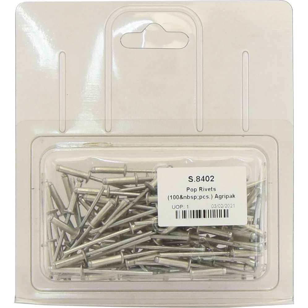 Pop Rivets (100 pcs.) Agripak
- S.8402 - Massey Tractor Parts