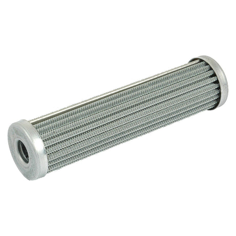 Sparex Power Steering Filter - Element (Sparex Part No.S.62333) is a cylindrical metal mesh filter with end caps on both sides, specifically designed for Fiat tractor parts.