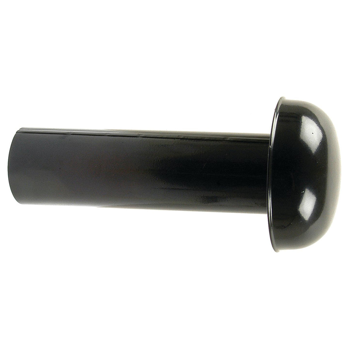 A black plastic pipe with a rounded end cap, often used with the Sparex Pre Cleaner (Part No. S.41295) to enhance engine life.