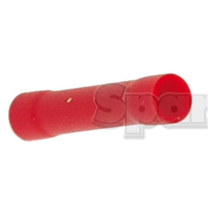 Pre Insulated Inline Terminal, Standard Grip, 4.0mm, Red (0.5 - 1.5mm)
 - S.12414 - Farming Parts