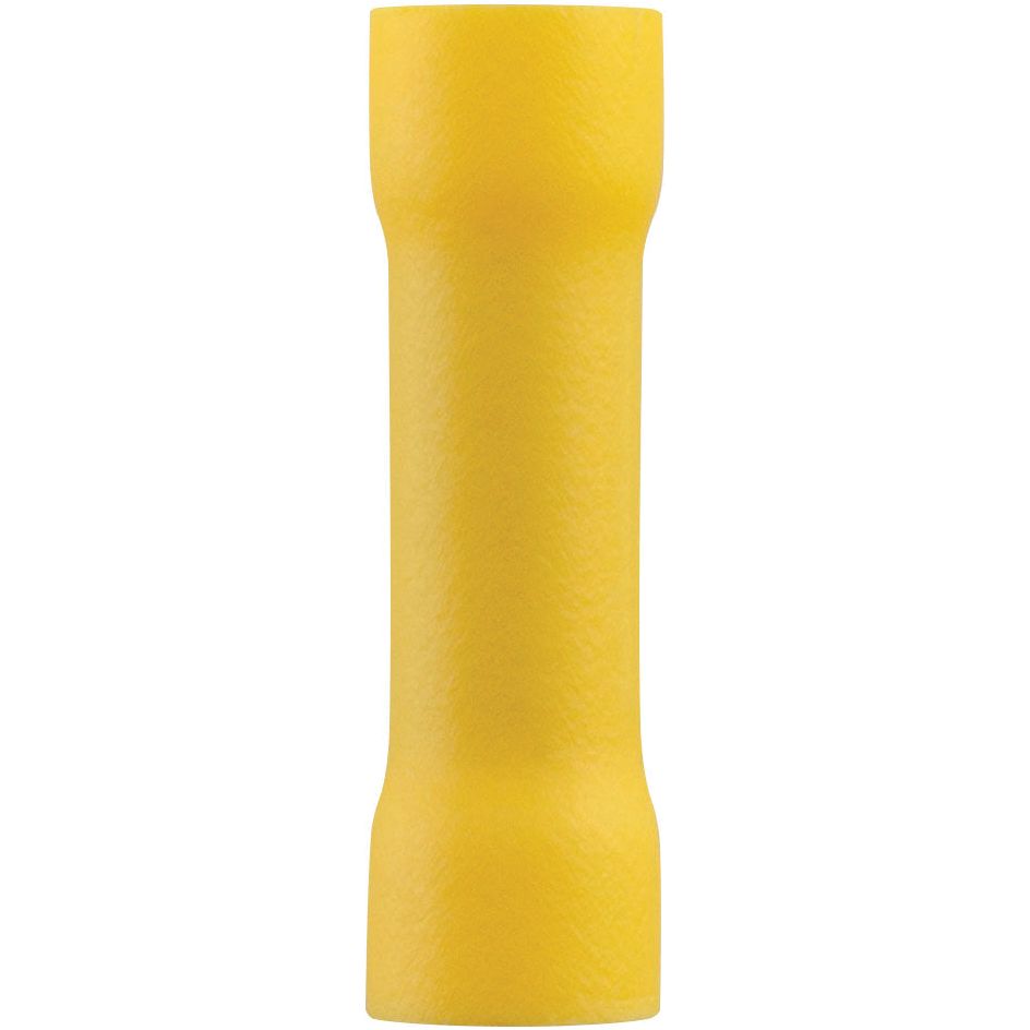 Pre Insulated Inline Terminal, Standard Grip, 5.0mm, Yellow (4.0 - 6.0mm)
 - S.12417 - Farming Parts