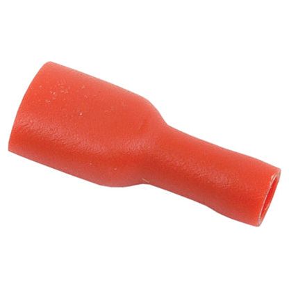 The Sparex Pre Insulated Spade Terminal - Fully Insulated, Standard Grip - Female, 6.3mm, Red (0.5 - 1.5mm), S.12408 is typically used in electrical wiring applications and has a maximum current rating of 10 amps.