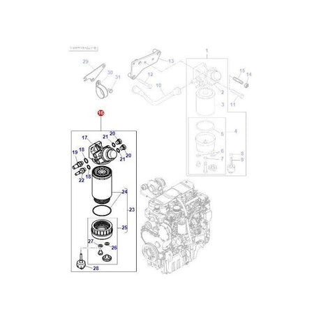 Primer Pump - 4288692M2 - Massey Tractor Parts