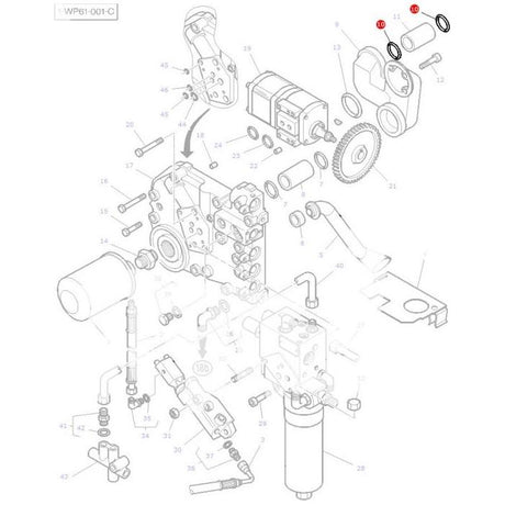 Pump O Ring - 359229X1 - 70925639 - Massey Tractor Parts