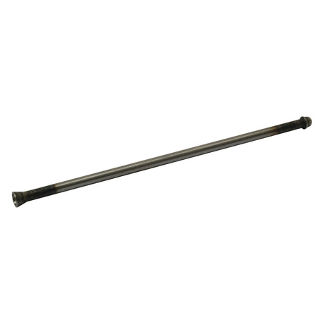 The Sparex Push Rod (Sparex Part No. S.30019) is a slender, straight metal rod with slightly flared ends on both sides, specifically designed for use in a Perkins Engine.
