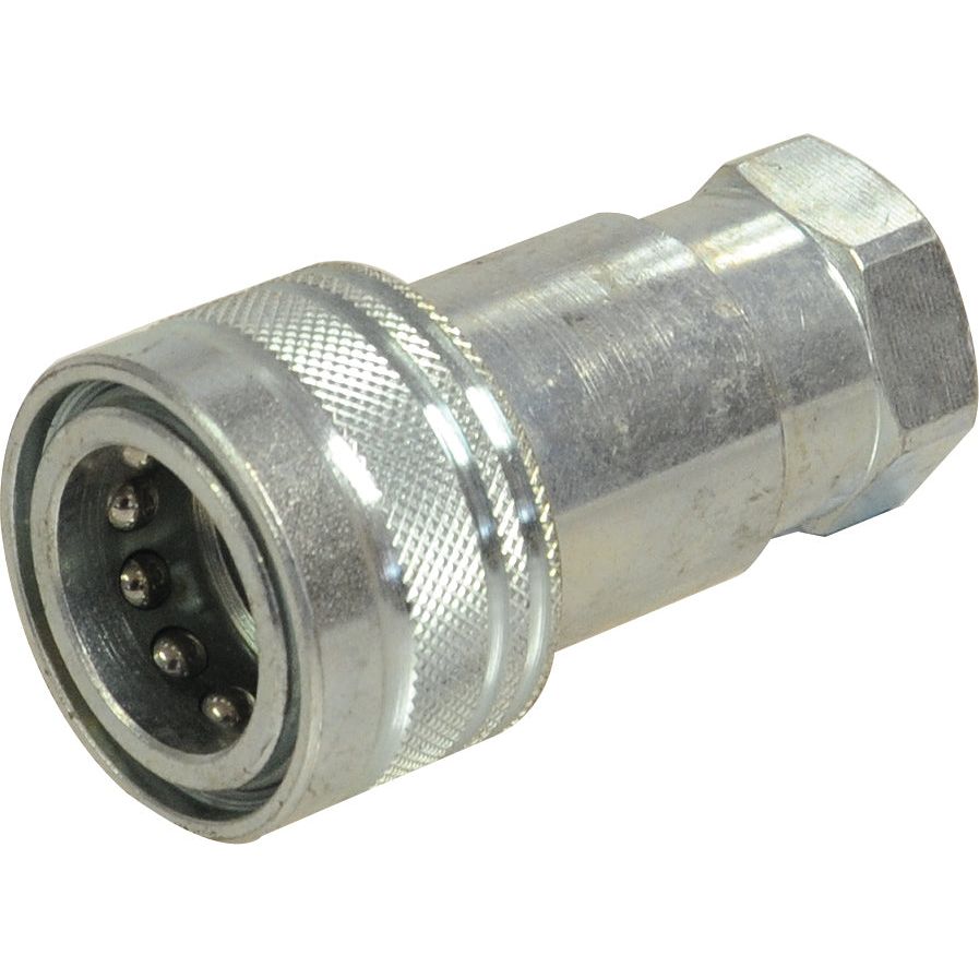 Quick Release Hydraulic Coupling Female 1/2" Body x M22 x 1.50 Metric Female Thread - S.4838 - Farming Parts