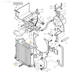 Radiator - 3786444M1 - Massey Tractor Parts