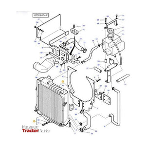 Massey Ferguson Radiator - 3786444M1 | OEM | Massey Ferguson parts | Radiators-Massey Ferguson-Cooling Parts,Engine & Filters,Farming Parts,Radiators,Tractor Parts
