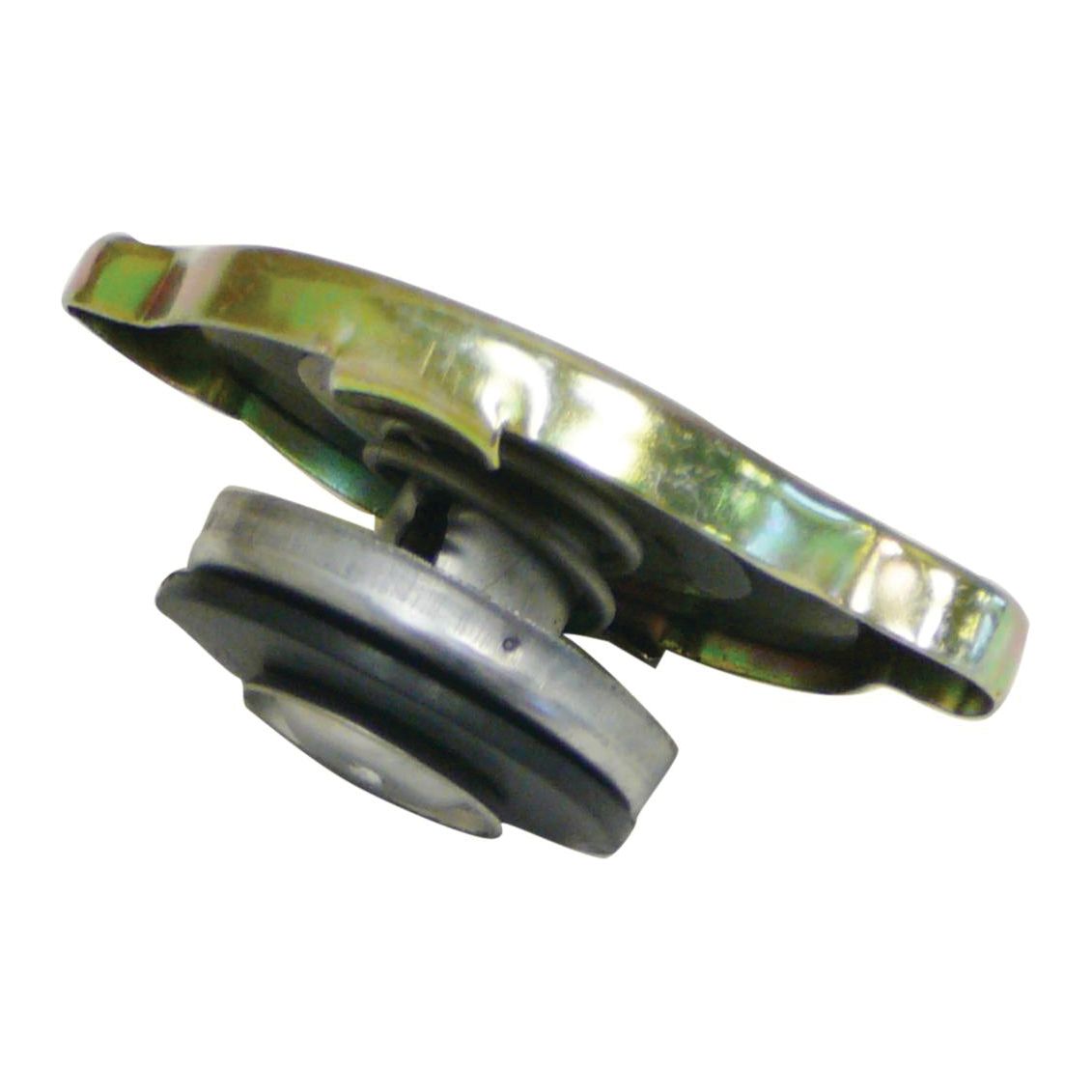 A close-up of the Sparex Radiator Cap - S.68401, designed for automotive cooling systems, featuring a spring mechanism and sealing gasket, with a pressure rating of 13psi.