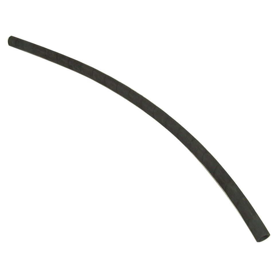 A single piece of the Radiator Hose - S.56004 by Sparex, crafted from curved black EDPM rubber, showcased against a plain white background.
